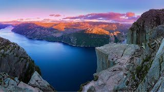 Preikestolen Pulpit Rock Norway  Aerial View  DJI Mavic Mini  Hiking  Drone View [upl. by Perusse777]