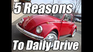 Classic VW BuGs Top 5 Reasons You can Still use a Beetle to Daily Drive [upl. by Thebazile]