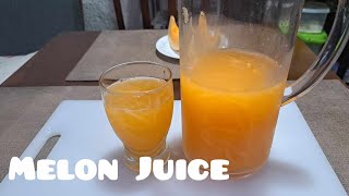 Melon Cantaloupe Juice  Jon amp Memeh [upl. by Aiuqet]