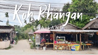 Koh Phangan Island Drive from Haad Rin Beach to Thong Sala Pier Thailand Part 3 [upl. by Teena]