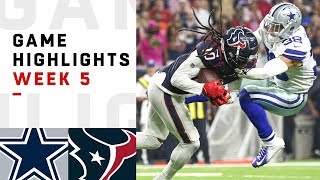 Cowboys vs Texans Week 5 Highlights  NFL 2018 [upl. by Lizbeth437]