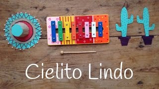 Cómo tocar Cielito Lindo con Xilófono  Aprende canciones con xilófono [upl. by Viguerie]