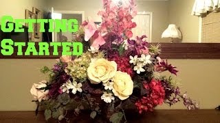 Getting Started with a Silk Floral Arrangement [upl. by Mattson]