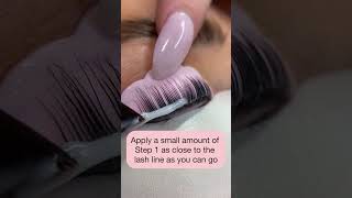 Lash V Step by Step Tutorial how to use Lash Lifting Kit with Lami Lift Balm perfect lash lift [upl. by Cence]