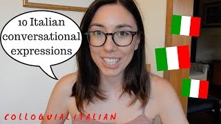 10 espressioni italiane colloquiali utili in conversazione italiano per stranieri B1 [upl. by Alleynad361]