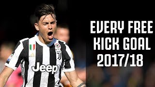 🎯🎯🎯 Every Juventus free kick goal of 201718 🎯🎯🎯 [upl. by Peri384]