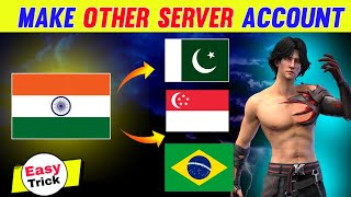 How To Make Other Server Free Fire Id  Free Fire Me Dusre Server Ki Id Kaise Banaye [upl. by Yram374]