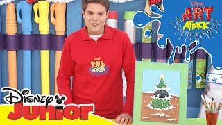 Art Attack Bastelclip 20  Bilder mit Schnee  Disney Junior [upl. by Tracey]