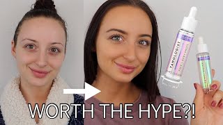 TANOLOGIST FACE  BODY DROPS HONEST REVIEW  DEMO  FIRST IMPRESSION  SELF TANNER REVIEW [upl. by Ailicec]