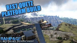 Quetz Platform Farming Build How to Best about trick glitch ARK survival evolved Quetzal platform [upl. by Silberman]