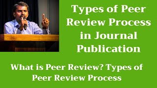 What is Peer Review  Types of Peer Review  M Milton Joe [upl. by Eckart]