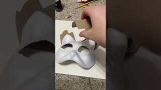 Make a marble fox mask with a semiinexperienced maker [upl. by Bryant]