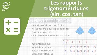 Allô prof  Les rapports trigonométriques sin cos tan [upl. by Odyssey36]