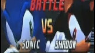 Sonic vs Shadow SA2 Battle mini movie [upl. by Atsahs]