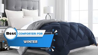 Top 5 Best Comforters for Winter amp All Season Review 2023  ReversibleFull Size amp Down Comforters [upl. by Akihsat]