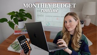 Monthly Budget Routine 💸 budget breakdown financial goals business finances amp more [upl. by Kaspar944]