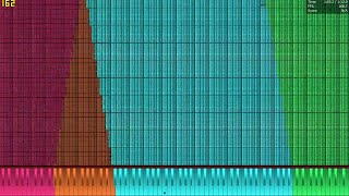 Black MIDI HAHA Song Remastered  1 Million  NO LAG [upl. by Yregram]