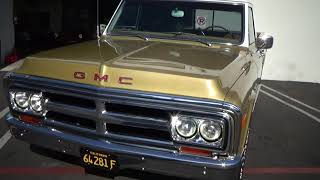 1970 GMC 2500 Custom pickup test drive at Laguna Classic Cars [upl. by Namar194]