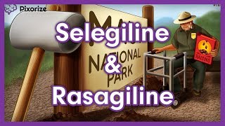 Selegiline  Rasagiline Mnemonic for Nursing Pharmacology NCLEX [upl. by Harrie274]