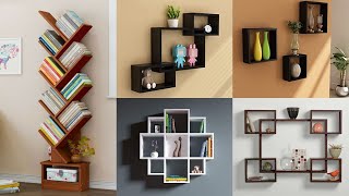 Top 50 Corner Wall Shelves design ideas 2020  Wooden Bookshelf  Creative DIY wall Shelf Designs [upl. by Mw]