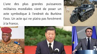 ligne des plus grandes puissances militaires mondiales vient de faire un cadeau pour le Burkina Faso [upl. by Adoc]