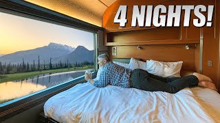 FIRST CLASS TRAIN Across Canada 🇨🇦 4 Nights 97 Hours [upl. by Caldwell]