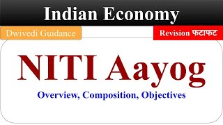 NITI Aayog niti aayog objective niti aayog composition indian economy indian economy bcom 5th [upl. by Huoh372]