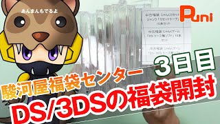 【福袋３日目】福袋センターファンお待たせ！今日はDSと3DS混在福袋！あんまんすごい寝方！ [upl. by Perlis]