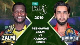 Match 9 Full Match Highlights Peshawar Zalmi vs Karachi Kings  HBL PSL 4  HBL PSL 2019 [upl. by Roxanna]