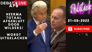 Door Wilders Afgeblufte Heerma Wordt Uitgelachen [upl. by Aynotal743]