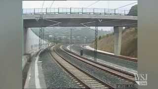 Spanish Train Crash Video  Spanish Train Crash Caught on CCTV [upl. by My]