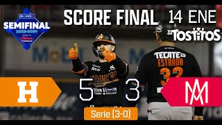 SEMIFINAL Juego 3🍊Naranjeros vs Águilas 🦅 14 de Enero 2024 [upl. by Aihseyt76]