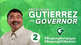 Batangas Governor Gutierrez 2022 Jingle 3 [upl. by Kifar265]