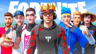 Winning With EVERY YouTuber Fortnite Icon Skin [upl. by Avrenim]