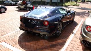 Blu America Ferrari F12 Berlinetta Rev amp Drive  Palm Beach Ferrari [upl. by Cheatham238]