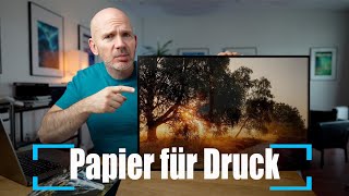 So findest Du das perfekte Papier für Deinen Druck [upl. by Htedirem]