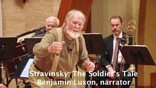 Stravinsky’s “The Soldier’s Tale” Benjamin Luxon narrator AllStar Ensemble on Parlance Concerts [upl. by Burkhard]