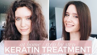 HOW TO Brazilian Blowout  Keratin Treatment At Home  Step by Step Tips [upl. by Treve]