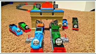 Thomas amp Friends Shooting Star Gordon The Great Race  Playing with Trains [upl. by Nekial]