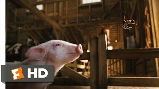 Charlottes Web 310 Movie CLIP  Wilbur Meets Charlotte 2006 HD [upl. by Sher]