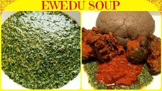 How to Make Ewedu Soup  Ewedu Elegusi  Nigerian Food [upl. by Joly]