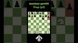 Tennison Gambit Traps p1 covua chess chess88 gambit tennisongambit [upl. by Lisandra640]