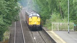 37057 37421 37607 Spondon 15th July 2024 0Z11 Colwick Derby [upl. by Ehtyde]