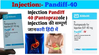 Pantoprazole 40 injection  Pantoprazole injection  Pantop 40 injection Use  side effects [upl. by Ecirum]