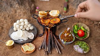 Ultimate Chole Kulche Making  Indian Street Food  Mayapuri Ke Cholay Matar Kulche  The Tiny Foods [upl. by Attenad]