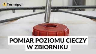 Pomiar poziomu cieczy w zbiorniku do 2 m czujnik hydrostatyczny  Termipol [upl. by Enej]