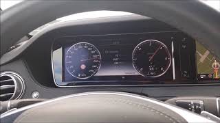 MercedesBenz S350d 258HP Top speed 100250 kmh  Acceleration [upl. by Gipsy]