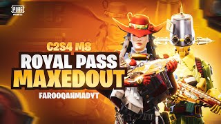 C2S4 M8 Royal Pass Maxing out  🔥 PUBG MOBILE🔥 [upl. by Medin860]