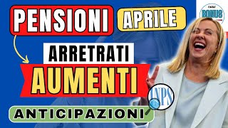 ULTIME NOVITÀ sulle PENSIONI di APRILE PAGAMENTI date aumenti e aggiornamenti IRPEF 2024 ANTICIPI [upl. by Rustice381]