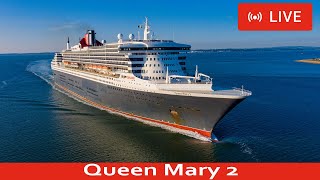 SHIPS TV  2 Cruise Ships Departing Port of Southampton LIVE [upl. by Frannie]